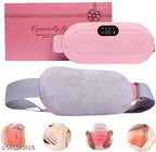 Period Cramp Relief Massager & Heating Pad for Period Cramps Portable Cordless Periods Cramps Relief Machine 3-Temp. & 4-Massage Mode Fast Heating Menstrual Period Pain Relief Device for Women.